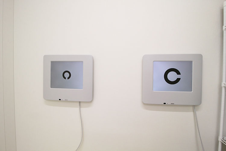 視力検査の写真